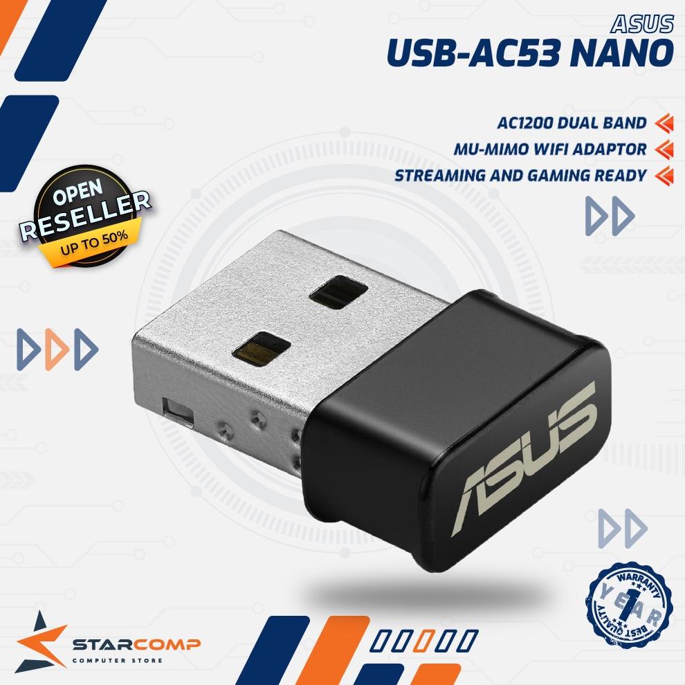 ASUS USB-AC53 Nano AC1200 Dual Band WiFi USB Adapter AC 53