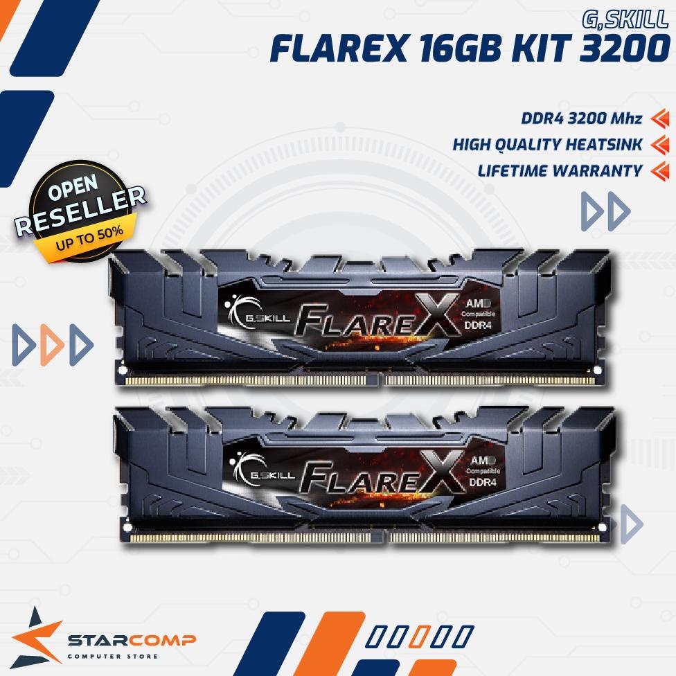 GSKILL FLARE X 16GB 2x8GB DDR4 3200MHz PC MEMORY