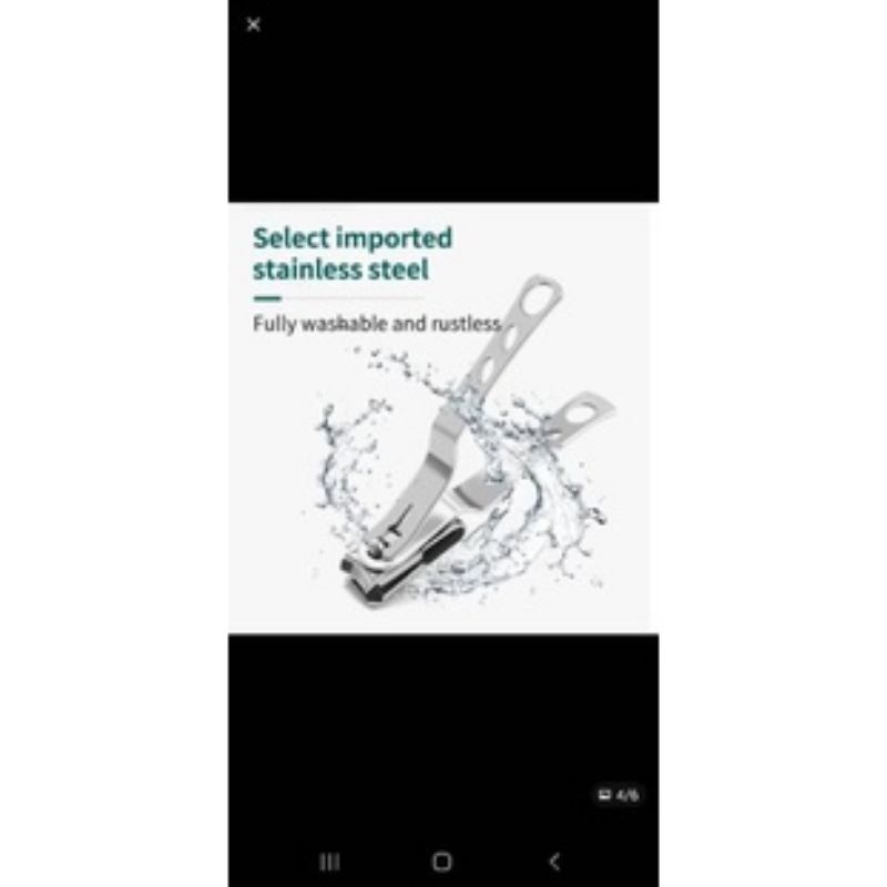 gunting kuku 360° nail clipper manicure nail art alat potong kuku anti karat