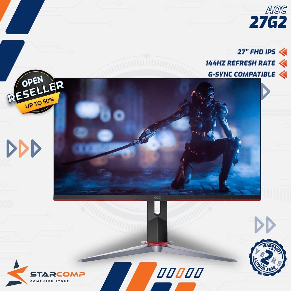AOC 27G2 144hz 27" LED GAMING IPS FRAMELESS 1ms G-Sync AMD FreeSync