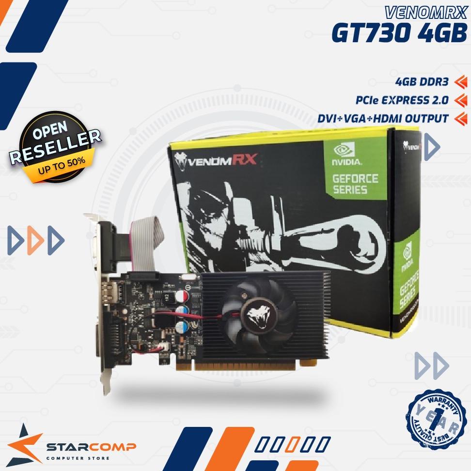 VENOMRX NVIDIA GeForce GT730 128 bit ddr3 VGA GT 730