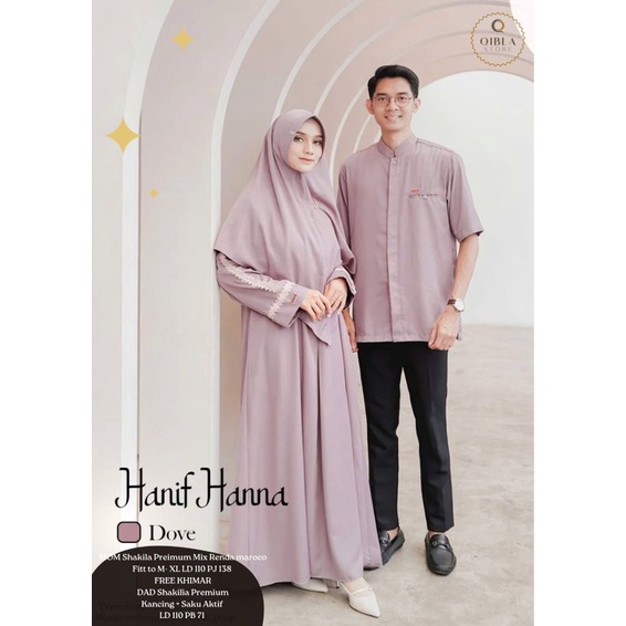 COUPLE PASANGAN MUSLIM LEBARAN 2023/COUPLE DRESS DAN KEMEJA REMAJA KEKINIAN OOTD/COUPLE SYAR'I SYARI