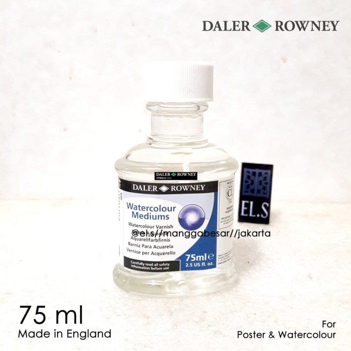 

Terlaris Daler Rowney Watercolour Varnish 75 Ml