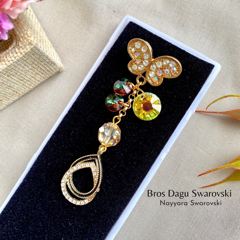 Bros Dagu Simple Mewah Swarovski