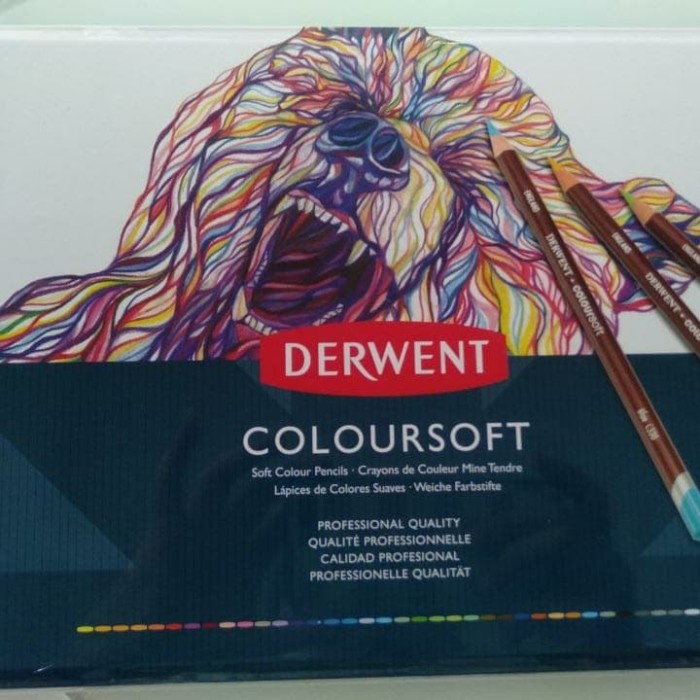 

Terlaris Derwent Colorsoft Coloured Pencil 36 Warna