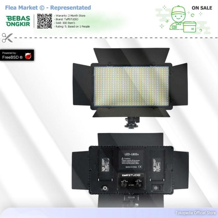 VIJIM Lampu Kamera Foto Video Portable Fill Light 40W 600 LED - U600+