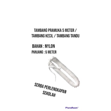 TAMBANG PRAMUKA 5 METER | TAMBANG KECIL | TAMBANG TANDU