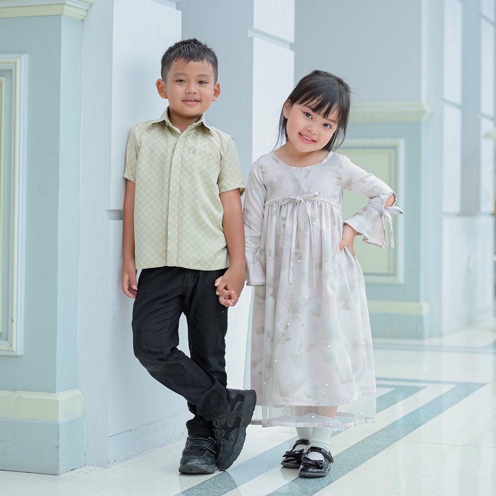 KOKO SHAWWAL EID SERIES Couple Anak  Untuk Lebaran Bahan Armany silk