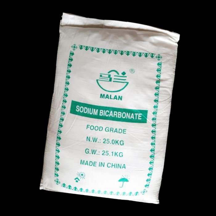 

Soda Kue / Baking Soda / sodium Bicarbonate / zak ( 25 KG )