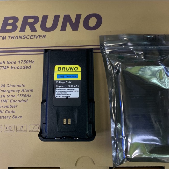 Terlaris Baterai Ht Bruno Cx9 Waterproof Ip68