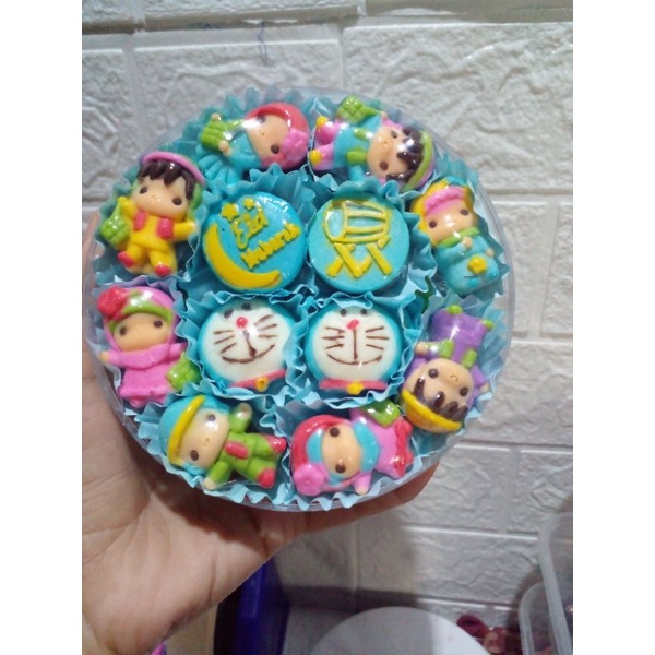 

Cokelat karakter home made ukuran toples 250 gram