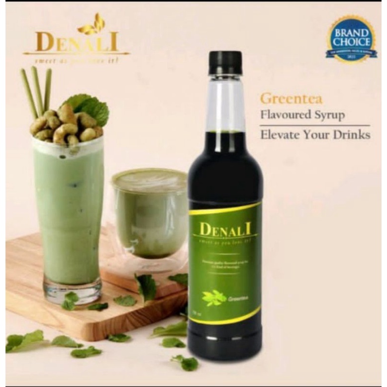 

sirup green tea denali 750ml / repack sample 100ml