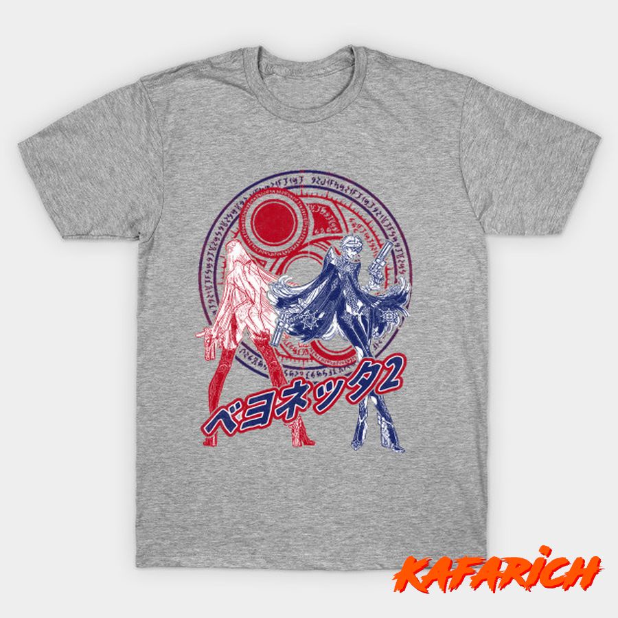 Kaos Custom Popular Witch For The Second Time Bayonetta 2 Japanese Video Game