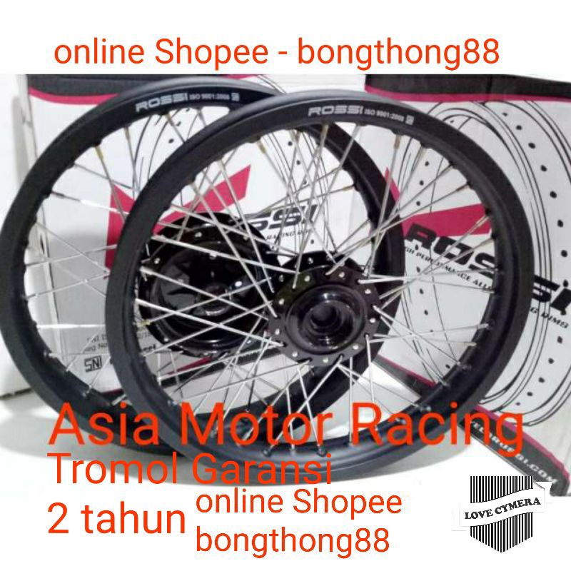 Sepaket Velg Tromol set Jari2 Rx king Rxking lebar  Ring 18 Ring 17 140 160x185/185x215 Paketan Jari