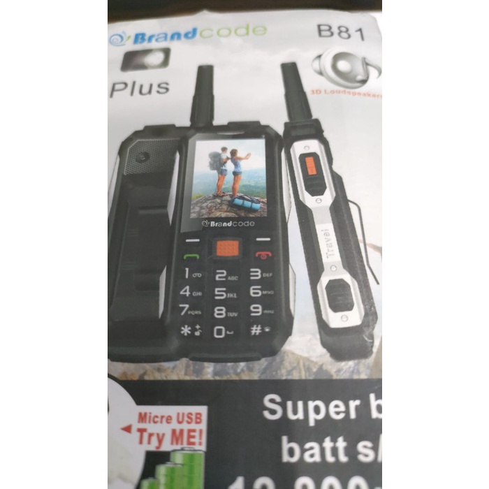 BRANDCODE B81 PRO PLUS POWERBANK 10000 MAH - 3 SIM - HIJAU