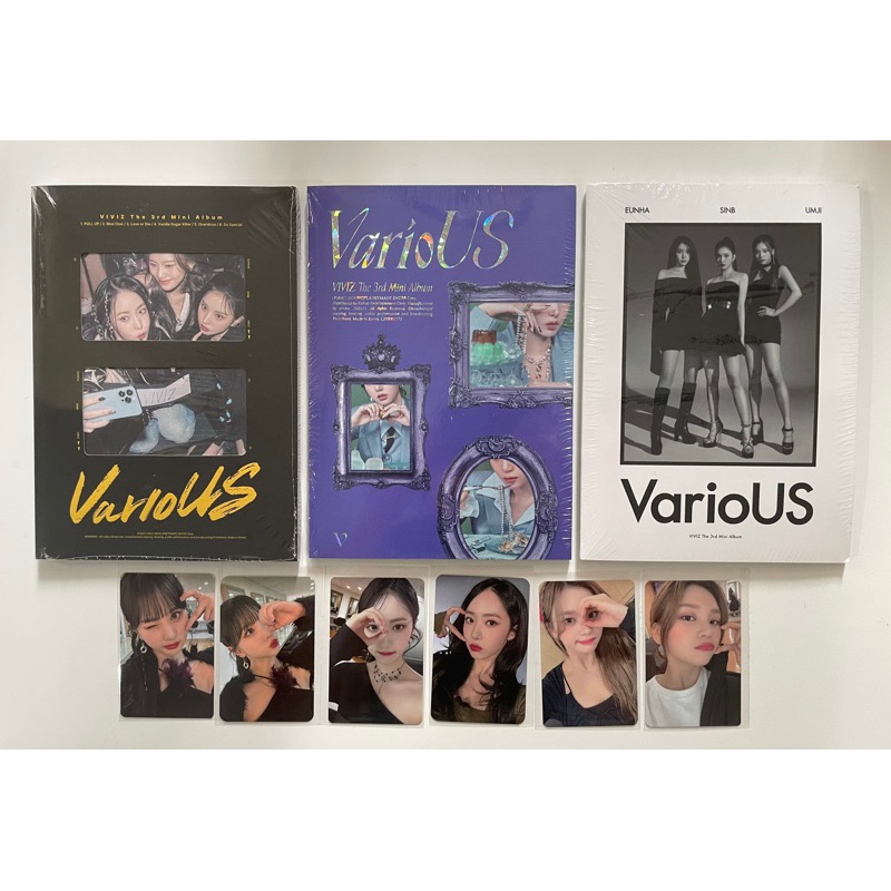 Viviz Various Album Ld Luckydraw Everline Photocard Benefit Pob Eunha Sinb Umji
