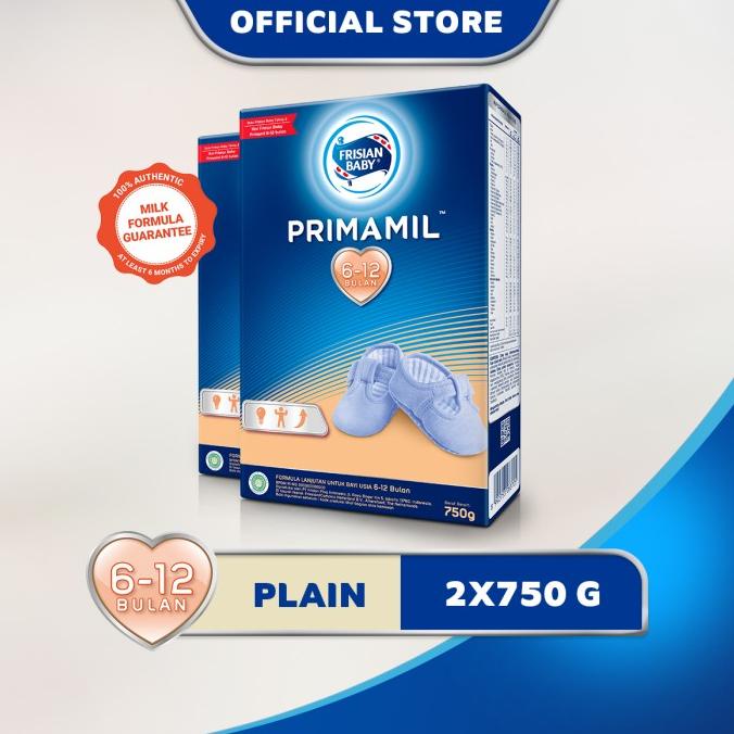 frisian baby primamil susu formula bayi usia 6-12 bulan 750g [2 pcs] dpb02