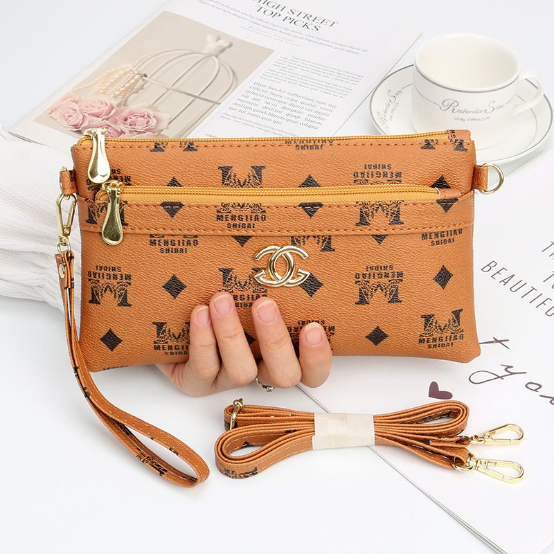 Sera Fashion Baru Wanita Kecil Tas Diagonal Tas Wanita Dompet Kopling Tas Ponsel Dompet Koin Tangan Membawa Kopling tas Dompet Panjang