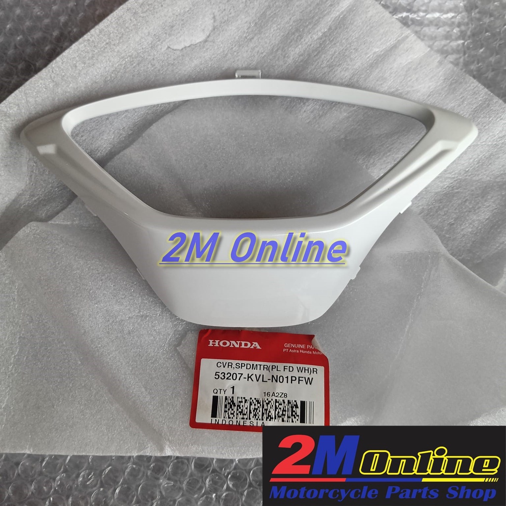 53207KVLN01PFW Cover Speedometer Supra X 125 2007 Putih Ori AHM