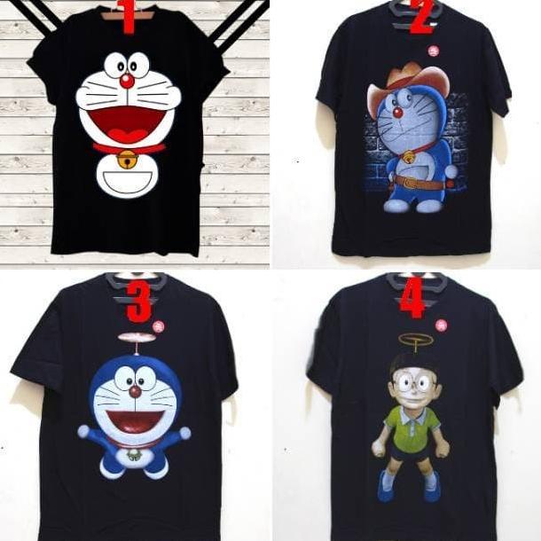 Kaos Doraemon / Kartun Anime / Nobita Giant Auneo Sizuka / Katun Murah