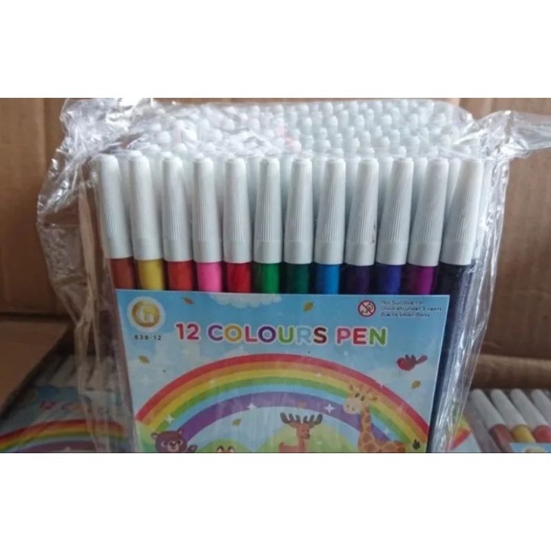 

Spidol 12 Warna/Gold Spidol 838/Spidol Set Murah