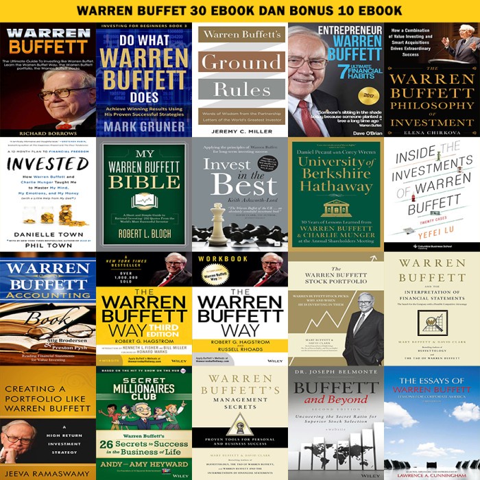 

Warren Buffett 30 Ebook dan Bonus 10 Ebook