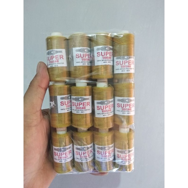 BENANG JAHIT SUPER TAYLOR ISI 6 PCS PANJANG 500 YARD / HIGH QUALITY