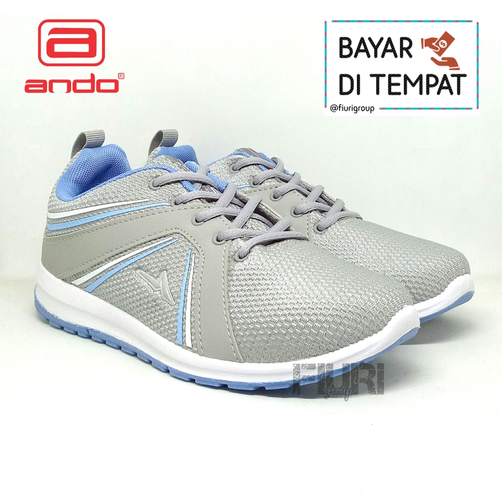 FIURI - ANDO ORIGINAL - CRISSY 37-40 ABU-ABU BIRU - SEPATU SNEAKERS SPORT KANVAS SOL KARET ANAK PEREMPUAN - SEPATU KETS FASHION TRENDY WANITA DEWASA - SEPATU OLAHRAGA LARI FITNES SENAM KERJA KULIAH BERTALI CEWEK MURAH PROMO DISKON BONUS KAOS KAKI