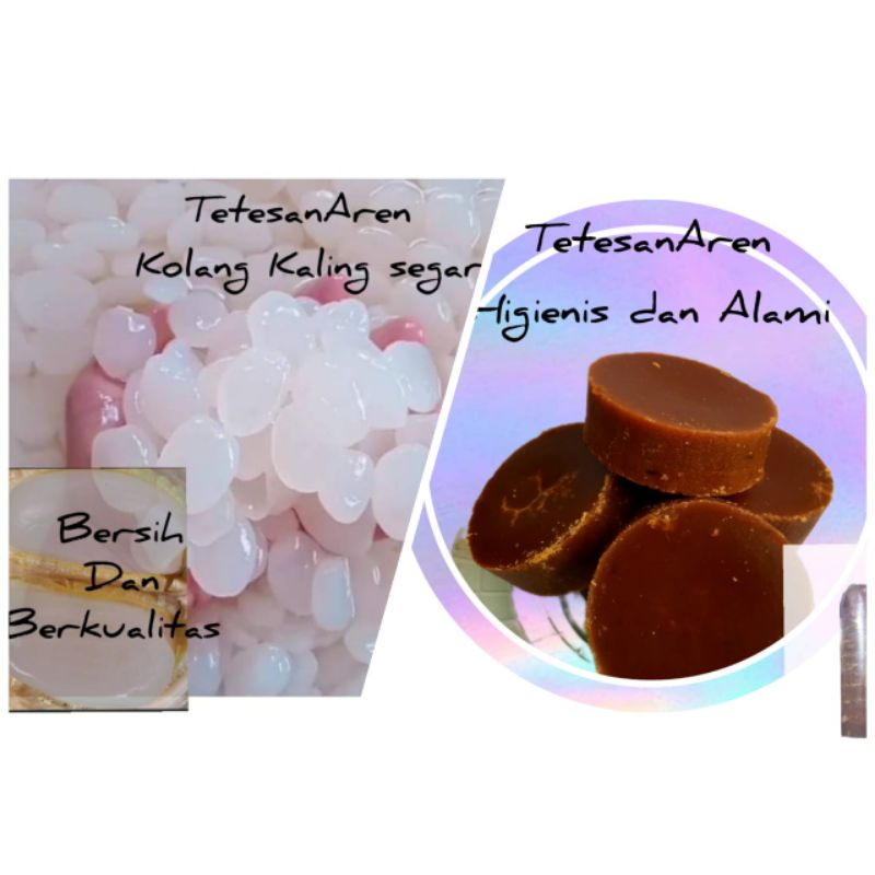 

paket kolang kaling+gula aren
