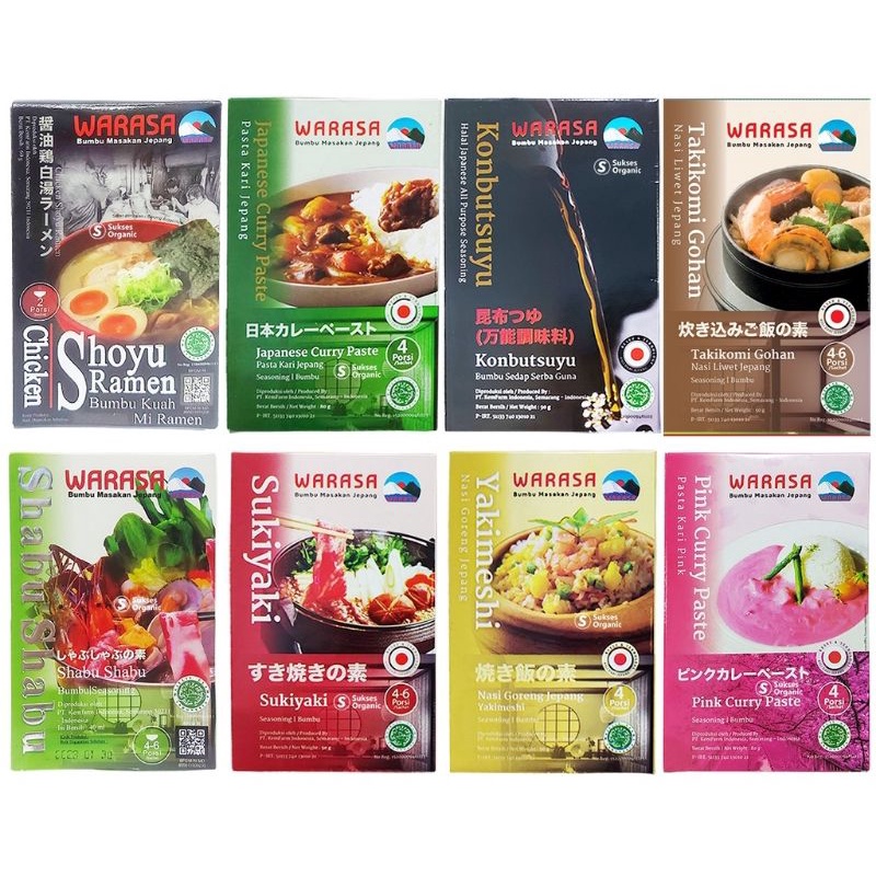 

warasa bumbu Jepang halal non msg