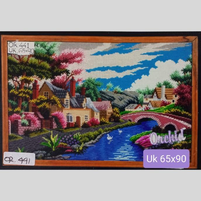 KRISTIK KRUISTIK PAKET SULAM CROSS STITCH 1 SET ORCHID OR 441