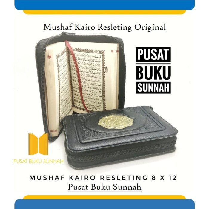 Terlaris Al Quran Saku Import Kairo Resleting Khat Utsmani Original Darussalam