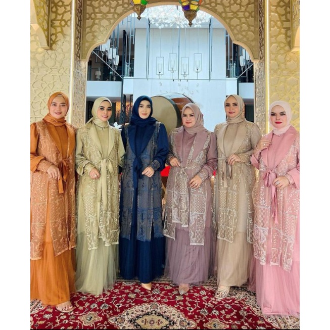 Dress Secondsign seri raya volume 3 "Xabiya Dress"