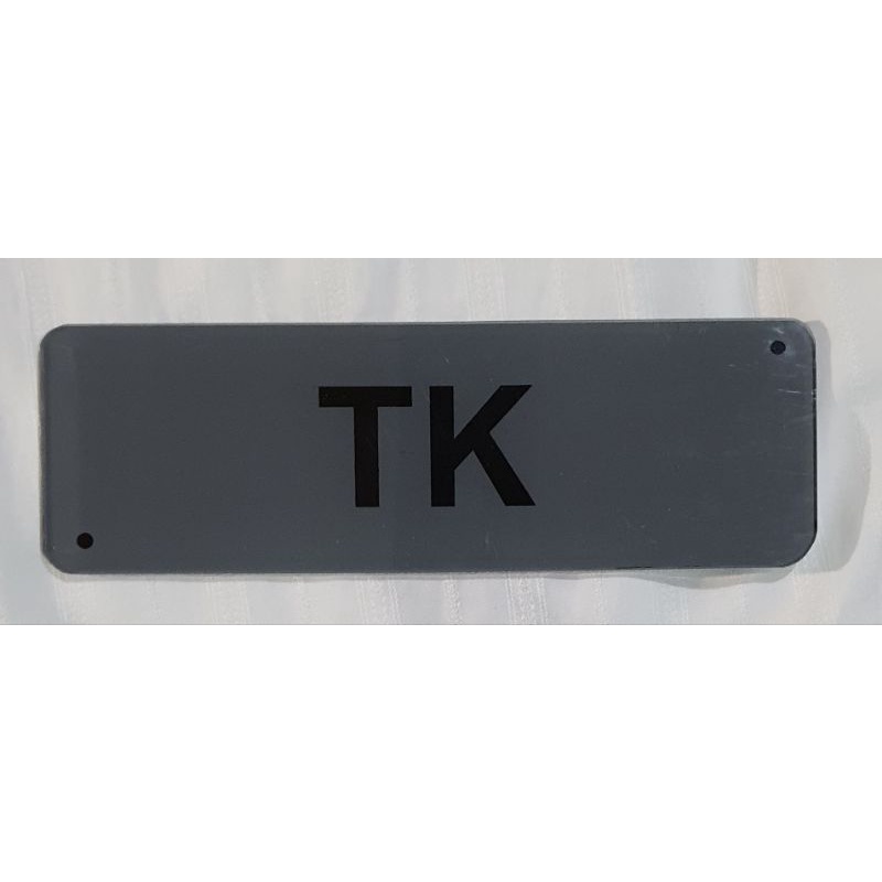Papan nama akrilik ruang kelas TK