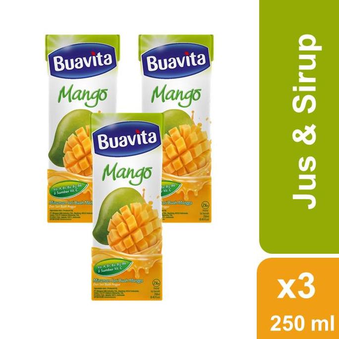 

Dijamin Ori>/ Buavita Mango 250ml Multi Pack