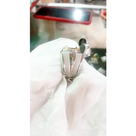 emban ikat ring monel super doff handmade. semi kotak