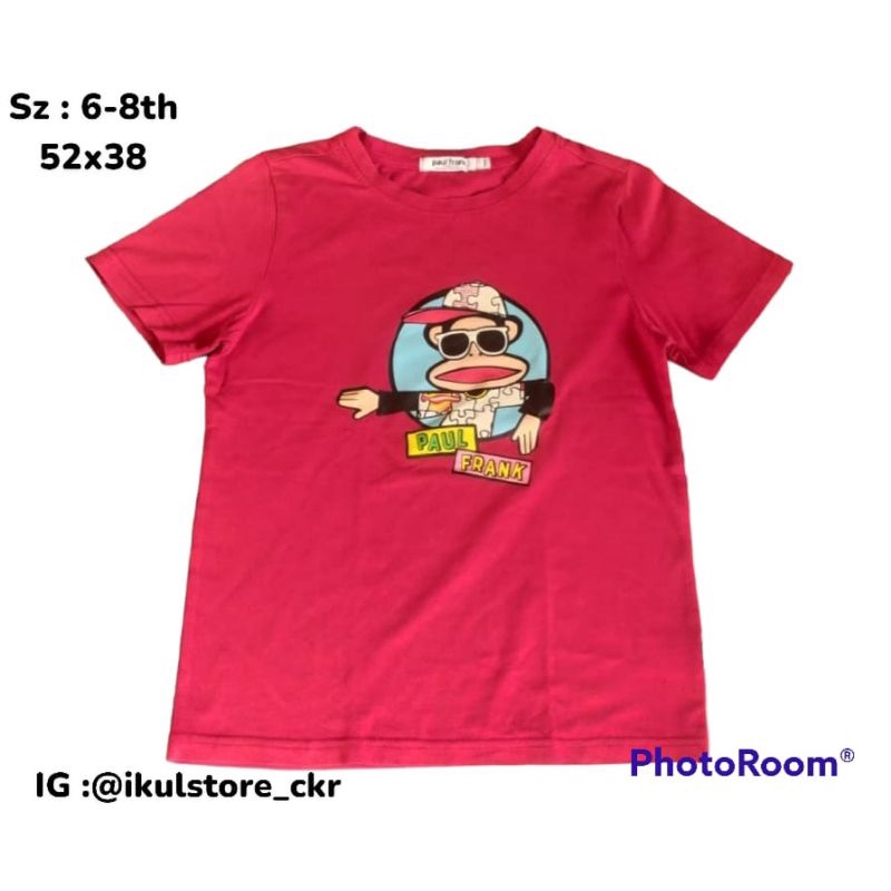kaos anak paul frank