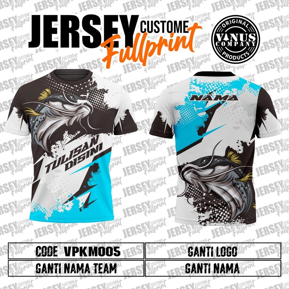 BISA COD Jersey Baju Mancing  Bisa Costume. Ikan Lele ..
