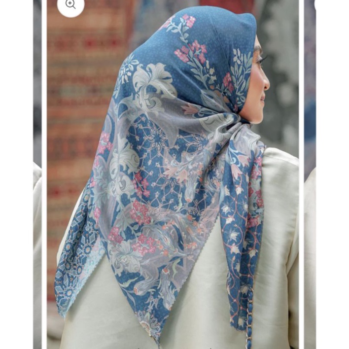 buttonscarves Topkapi royal blue