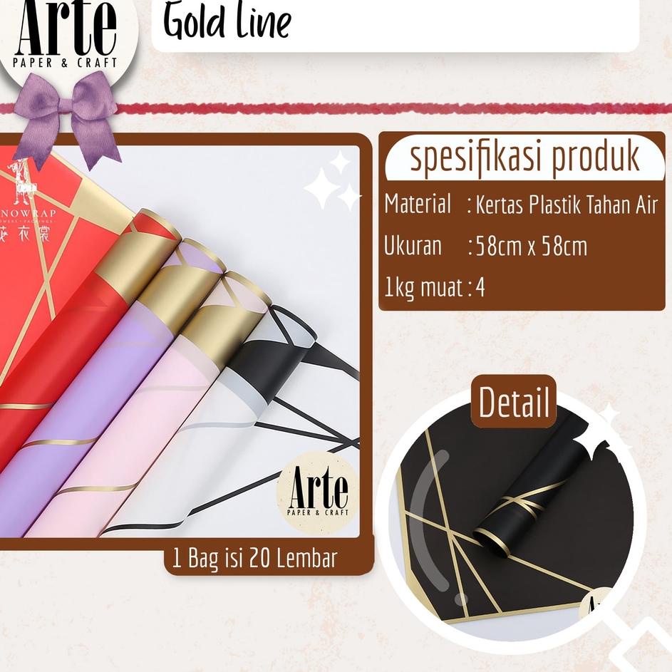 

codeJj8J3 Buy Now 20 Lembar Cellophane Gold Line Kertas Buket Korea Bunga Flower Wrapping Paper Kado Arte Grosir Jakarta P.HX-042