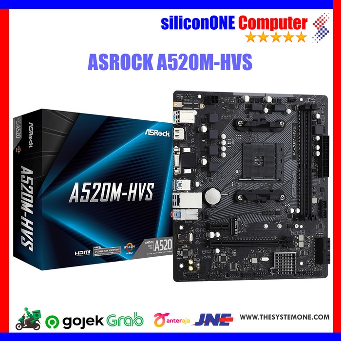 Terlaris Asrock A520M-Hvs