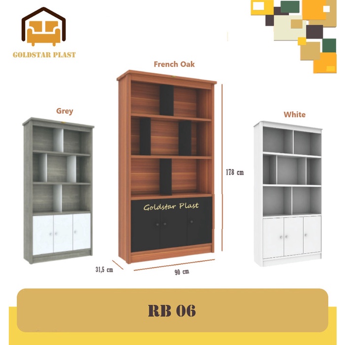 Terlaris Lemari Buku / Lemari Hias / Rak Serbaguna Modern Minimalis