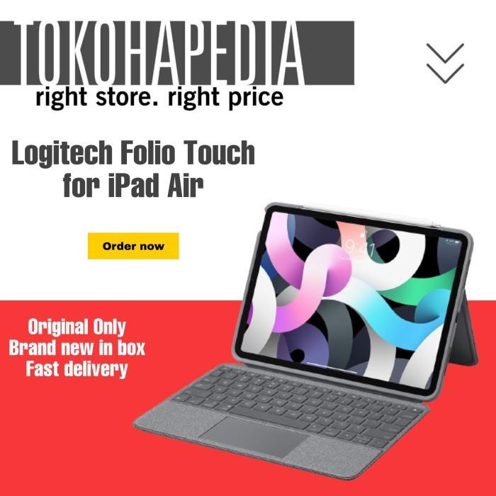 Terlaris Keyb Logitech Folio Combo Touch With Trackpad Ipad Pro