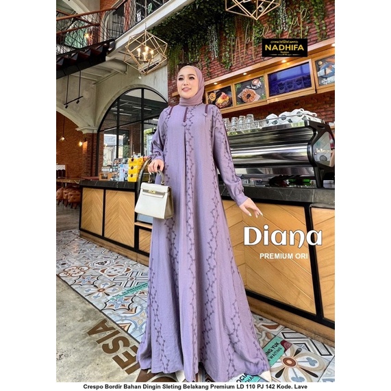 Diana dress / gamis lebaran BY NADHIFA