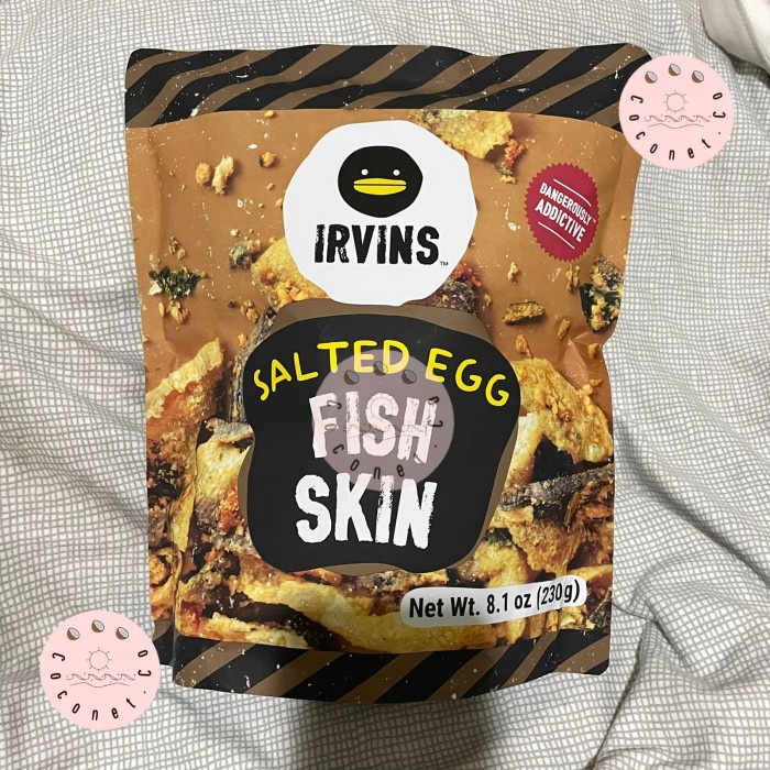 

Terlaris Irvins Big Salted Egg Fish Skin 230Gr