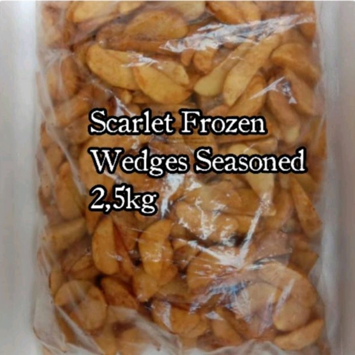 

Terlaris Kentang Wedges Seasoned 2,5Kg