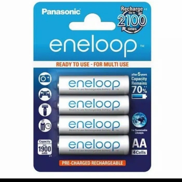 BATERAI CAS AA ENELOOP PUTIH ISI 4 PCS