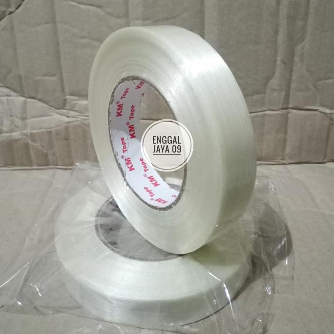 

Isolasi Serat / Lakban Serat KM Filament Tape 24mm x 50m suk01