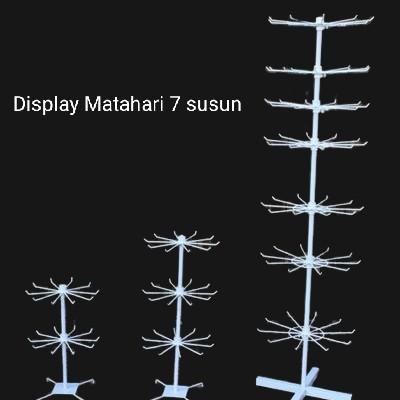 

Terlaris Rak Rak Display Pajangan Aksesoris / Display Matahari 7 Susun