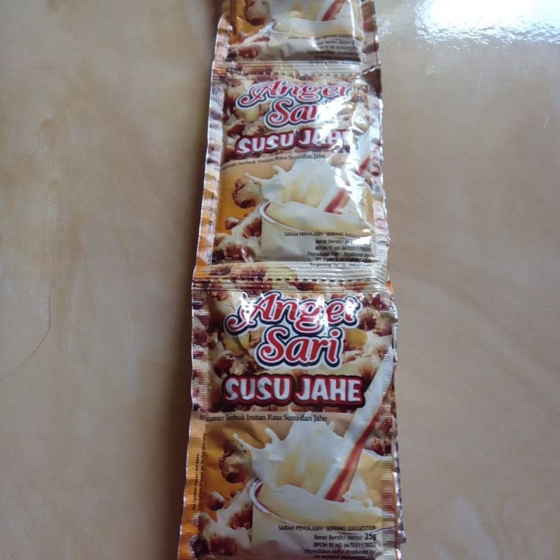 

Susu Jahe Anget Sari 25 Gram Sachet Eceran